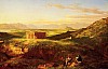 Cole, Thomas (1801-1848) - temple de Segeste avec lartiste.JPG